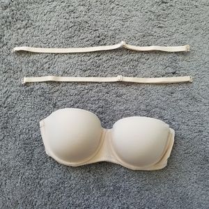 VS Pink Strapless Bra
